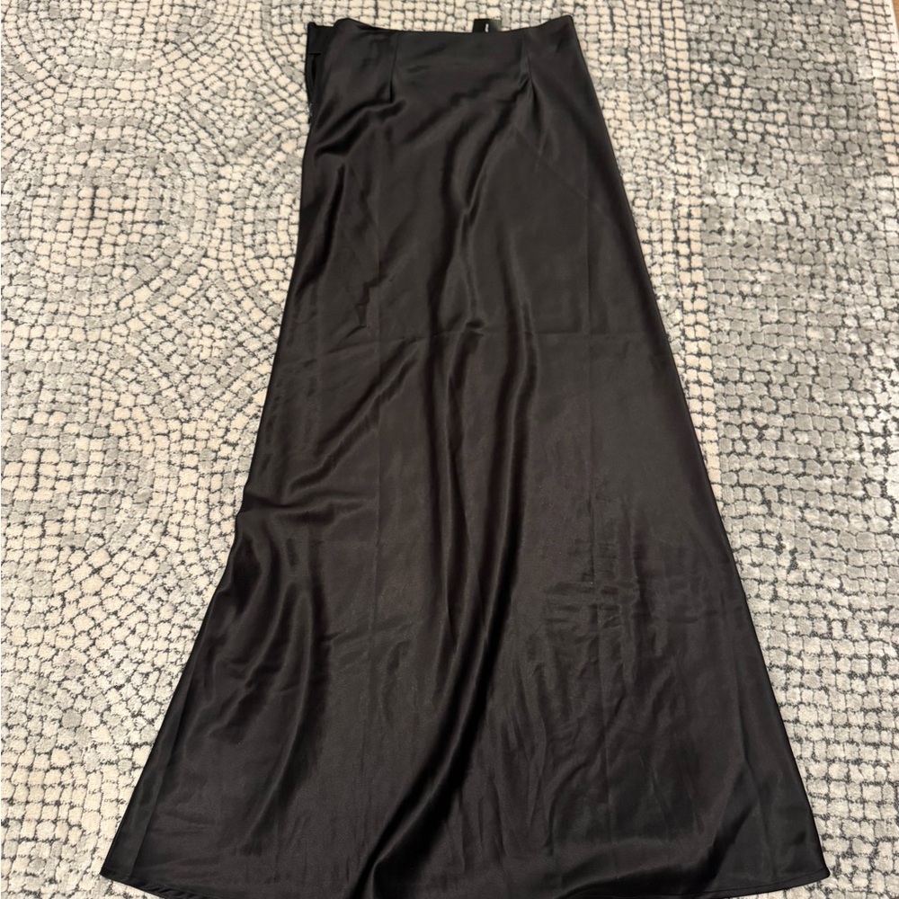 Elegant Black Maxi Skirt